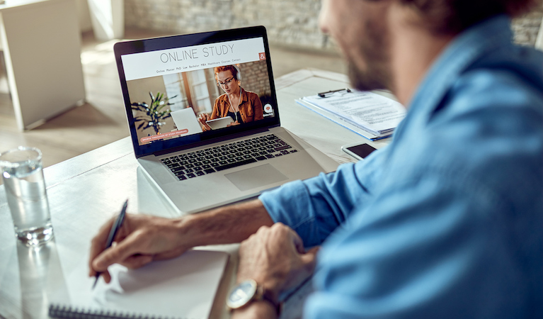 studying online loans