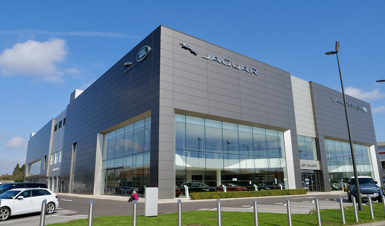new car showroom