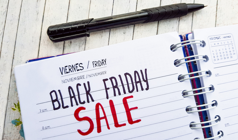 black friday in diary