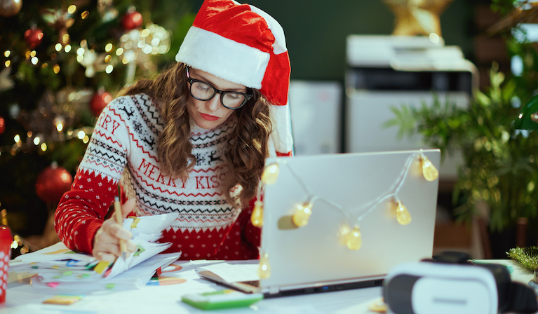 finances in a mess after Christmas