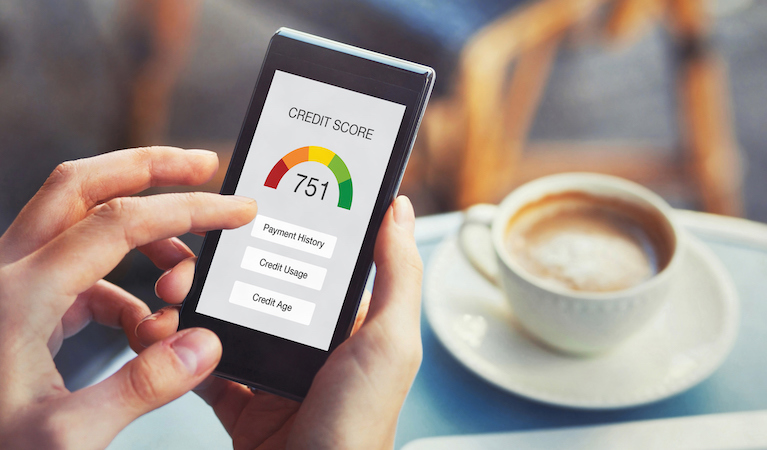 bad credit score dial